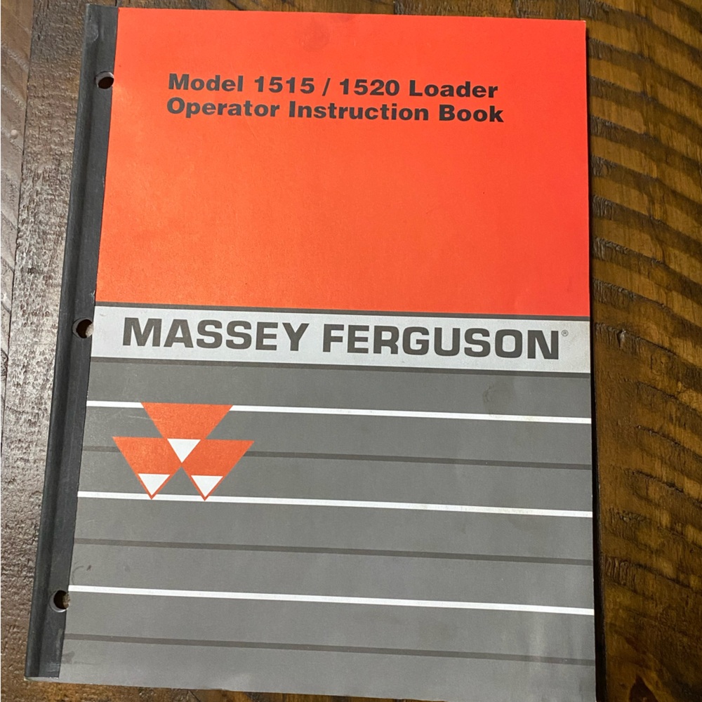Massey Ferguson Operator Model 1515 1520 Instruction Book
Condition: preowned